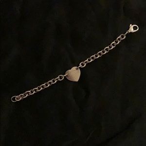 Tiffany & Co Silver Heart Bracelet